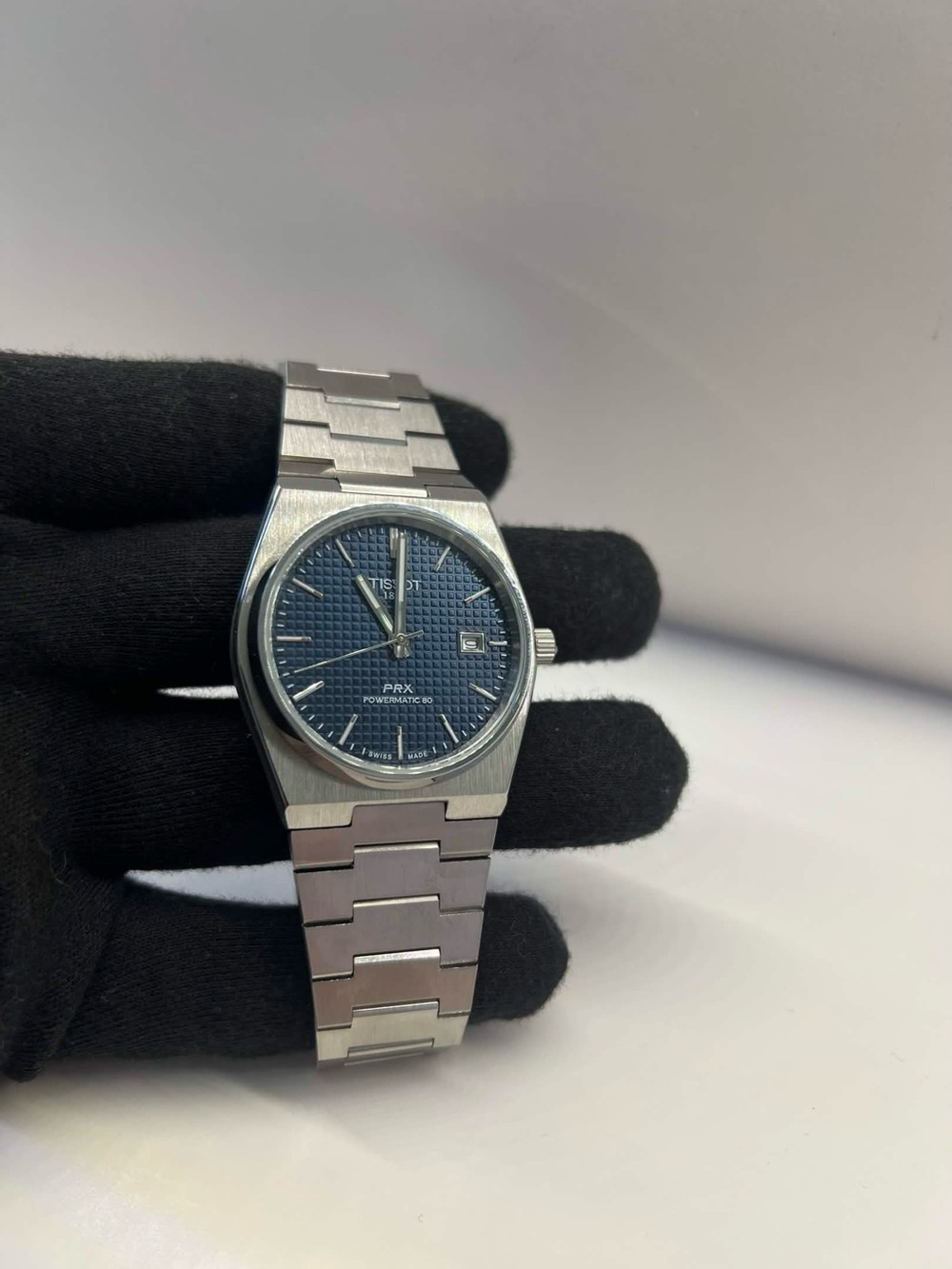 Tissot PRX Watch with Navy Blue Dial